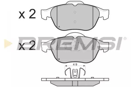 BREMSI BP3356