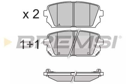 BREMSI BP3359