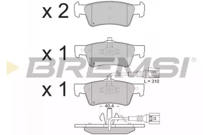 BREMSI BP3372