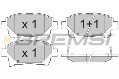 BREMSI BP3393