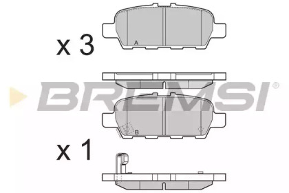 BREMSI BP3395