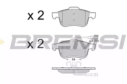 BREMSI BP3413