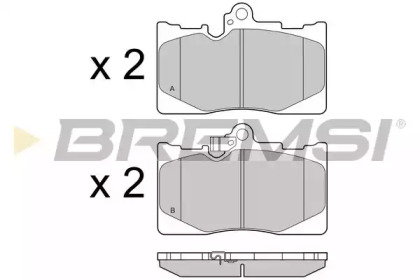 BREMSI BP3418