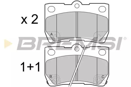 BREMSI BP3420