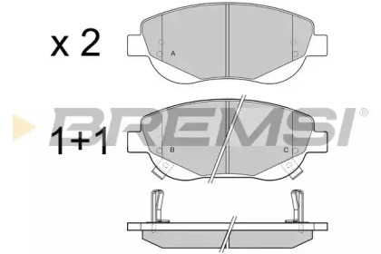 BREMSI BP3421