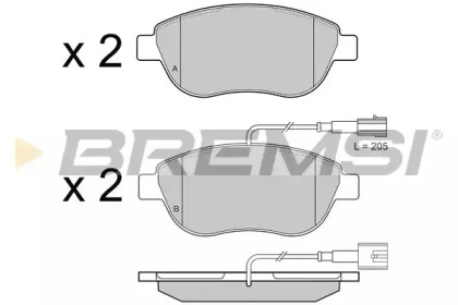 BREMSI BP3426