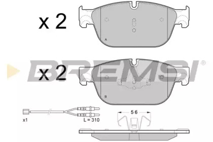 BREMSI BP3432