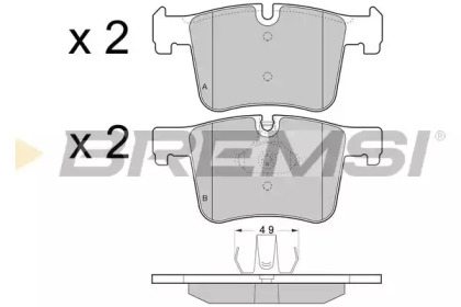 BREMSI BP3453