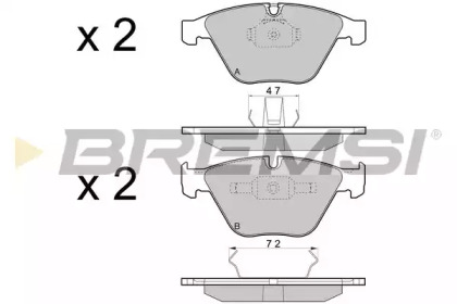 BREMSI BP3454