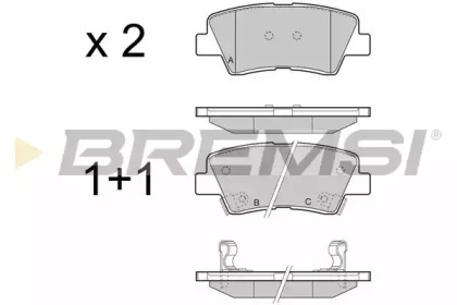 BREMSI BP3456