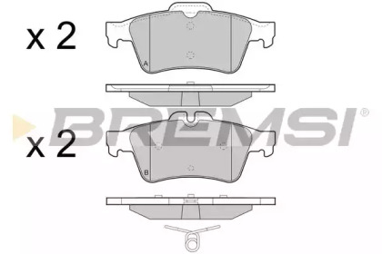 BREMSI BP3465