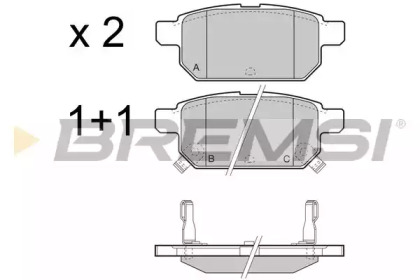 BREMSI BP3467