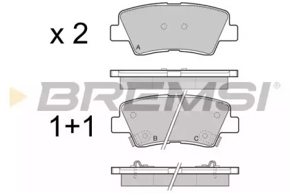 BREMSI BP3471