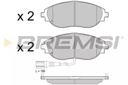 BREMSI BP3474