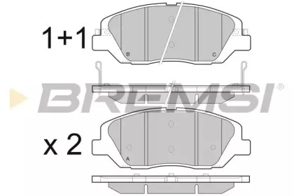 BREMSI BP3492