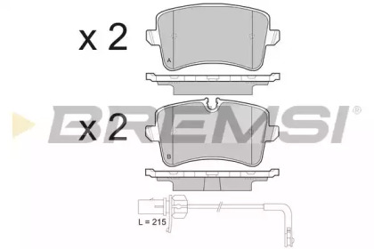 BREMSI BP3493