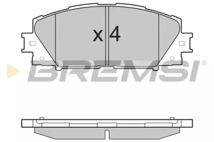 BREMSI BP3498