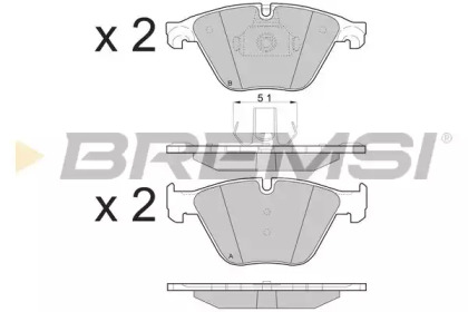 BREMSI BP3500