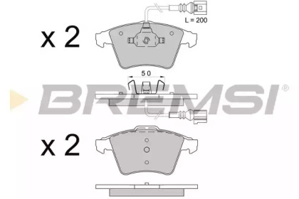 BREMSI BP3508