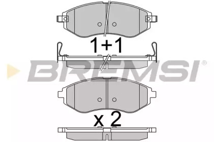 BREMSI BP3514