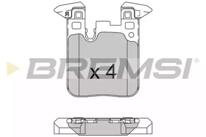 BREMSI BP3521