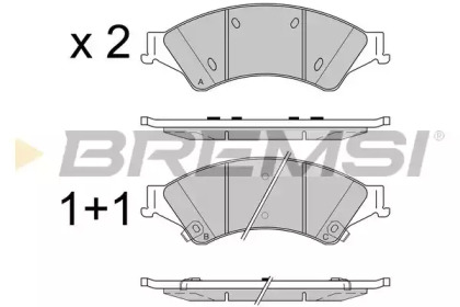 BREMSI BP3527