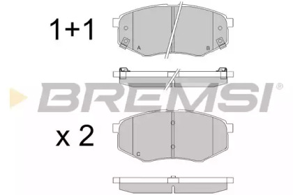 BREMSI BP3547