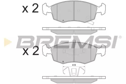 BREMSI BP3553