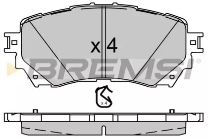 BREMSI BP3554