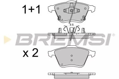 BREMSI BP3569