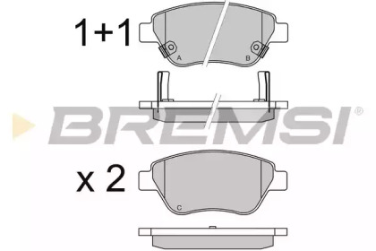 BREMSI BP3577