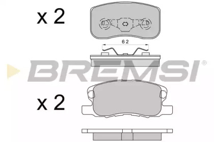 BREMSI BP3578