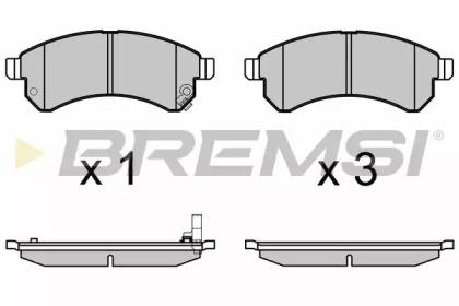 BREMSI BP3584