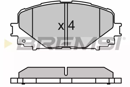 BREMSI BP3600