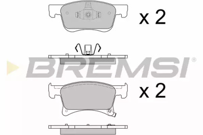 BREMSI BP3644