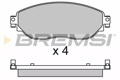 BREMSI BP3653