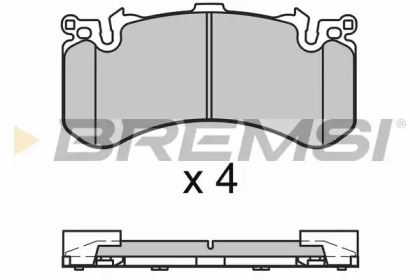 BREMSI BP3654