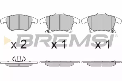 BREMSI BP3655