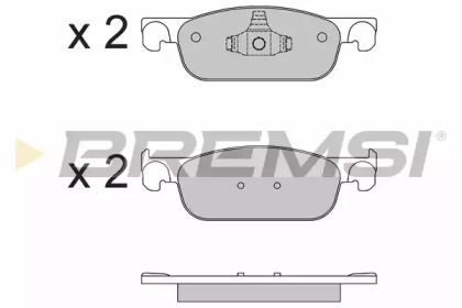 BREMSI BP3662