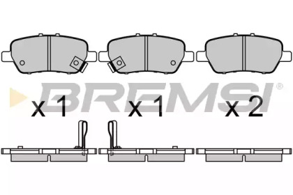 BREMSI BP3682