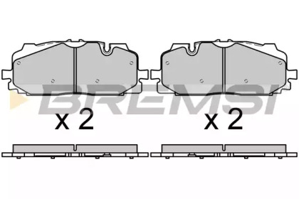 BREMSI BP3687