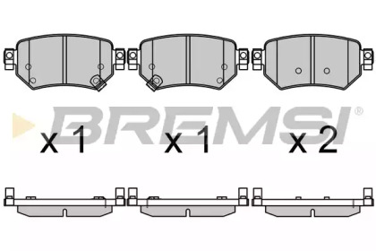 BREMSI BP3707