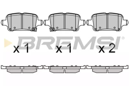BREMSI BP3723