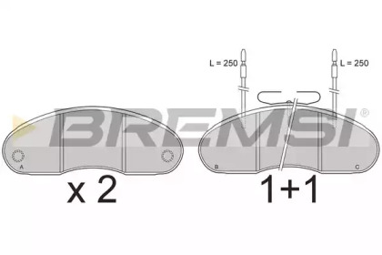 BREMSI BP7242