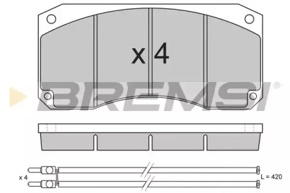 BREMSI BP7256