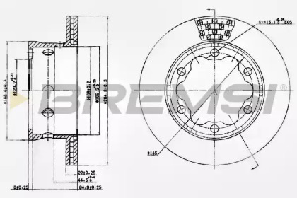 BREMSI DB0191V