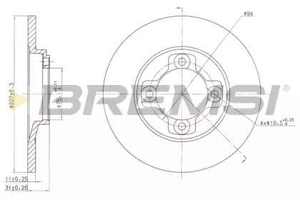 BREMSI DBA113S