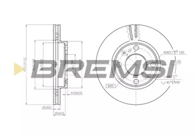 BREMSI DBA158V