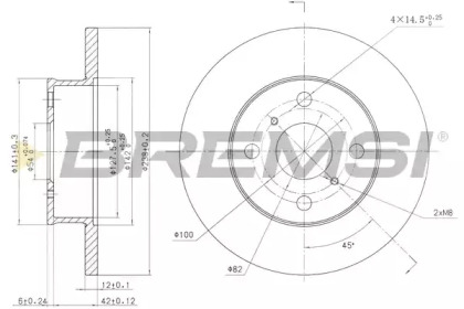BREMSI DBA412S