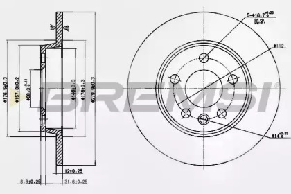 BREMSI DBB012S